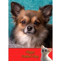 Chihuahua Father's Day card