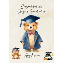 Personalised Congratulations On Your Graduation Greeting Card (Design 2)