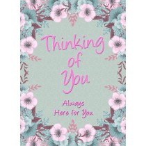 Thinking of You Card (Here for You)