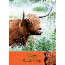 Cow Father's Day Card