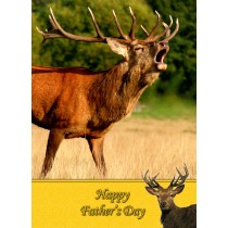 Deer/Stag Father's Day Card
