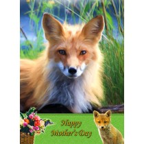 Fox Mother's Day Card