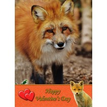 Fox Valentine's Day Card