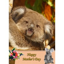 Koala Bear Mother's Day Card