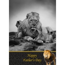 Lion Father's Day Card
