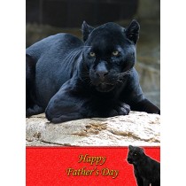 Black Panther Father's Day Card