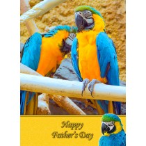 Parrot Father's Day Card