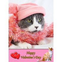 Cat Valentine's Day Card