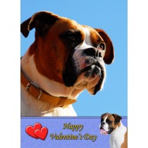 Boxer Valentine's Day Card