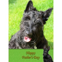 Scottish Terrier Father's Day Card