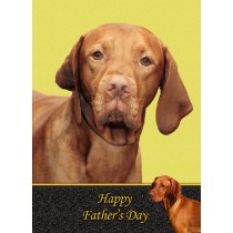 Vizsla Father's Day Card