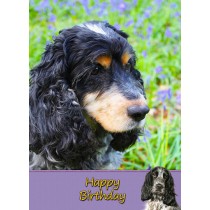 Cocker Spaniel Birthday Card