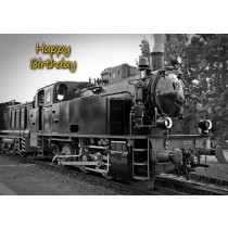 Train Birthday Card