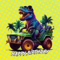 Dinosaur Funny T Rex Birthday Card 3
