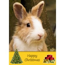 Rabbit christmas card