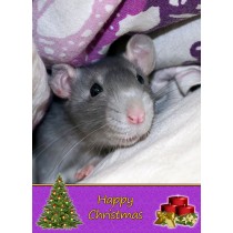 Rat christmas card