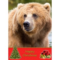 Bear christmas card