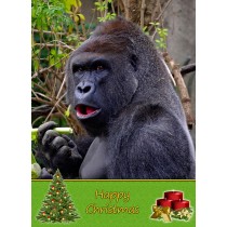 Gorilla christmas card