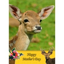 Deer/Stag Mother's Day Card