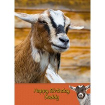 Personalised Goat Card