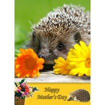 Hedgehog Mother's Day Card
