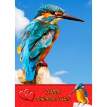 Kingfisher Valentine's Day Card