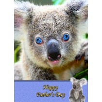 Koala Bear Father's Day Card