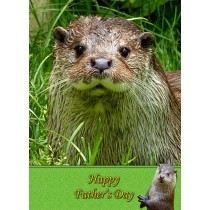 Otter Father's Day Card