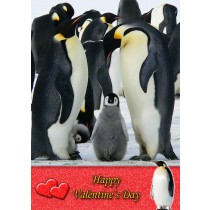 Penguin Valentine's Day Card