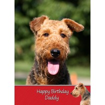 Personalised Airedale Card