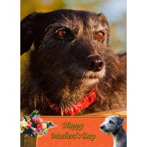 Lurcher Mother's Day Card