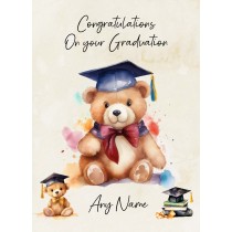 Personalised Congratulations On Your Graduation Greeting Card (Design 4)