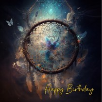 Dreamcatcher Fantasy Art Birthday Greeting Card