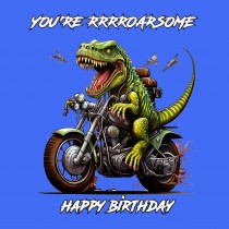 Dinosaur Funny T Rex Birthday Card 4