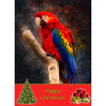 Parrot christmas card