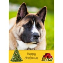Akita Christmas Card
