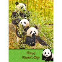 Panda Father's Day Card