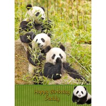 Personalised Panda Card