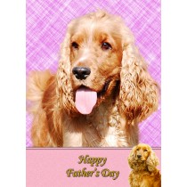 Cocker Spaniel Father's Day Card