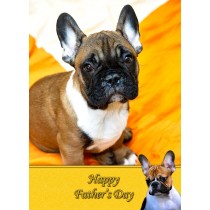 French Bulldog Father's Day Card