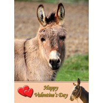 Donkey Valentine's Day Card
