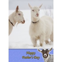 Goat Father's Day Card