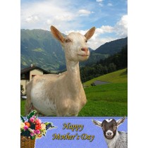 Goat Mother's Day Card