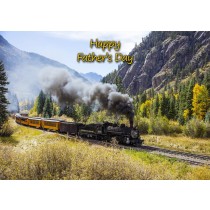 Train Fathers Day Card