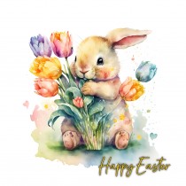 Bunny Rabbit Watercolour Easter Card 5