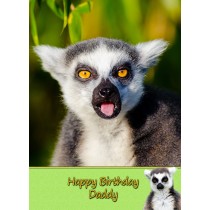 Personalised Lemur Card