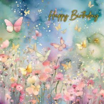 Pastel Butterfly Watercolour Birthday Card 6