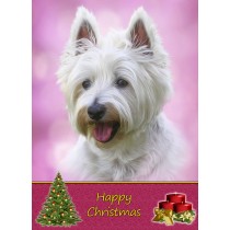 West Highland Terrier Christmas Card