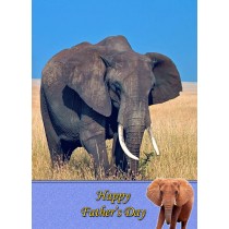 Elephant Father's Day Card