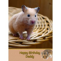 Personalised Hamster Card